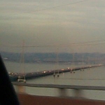 US: Line of pylons by San Mateo bridge [Picture by Mike Hughes]